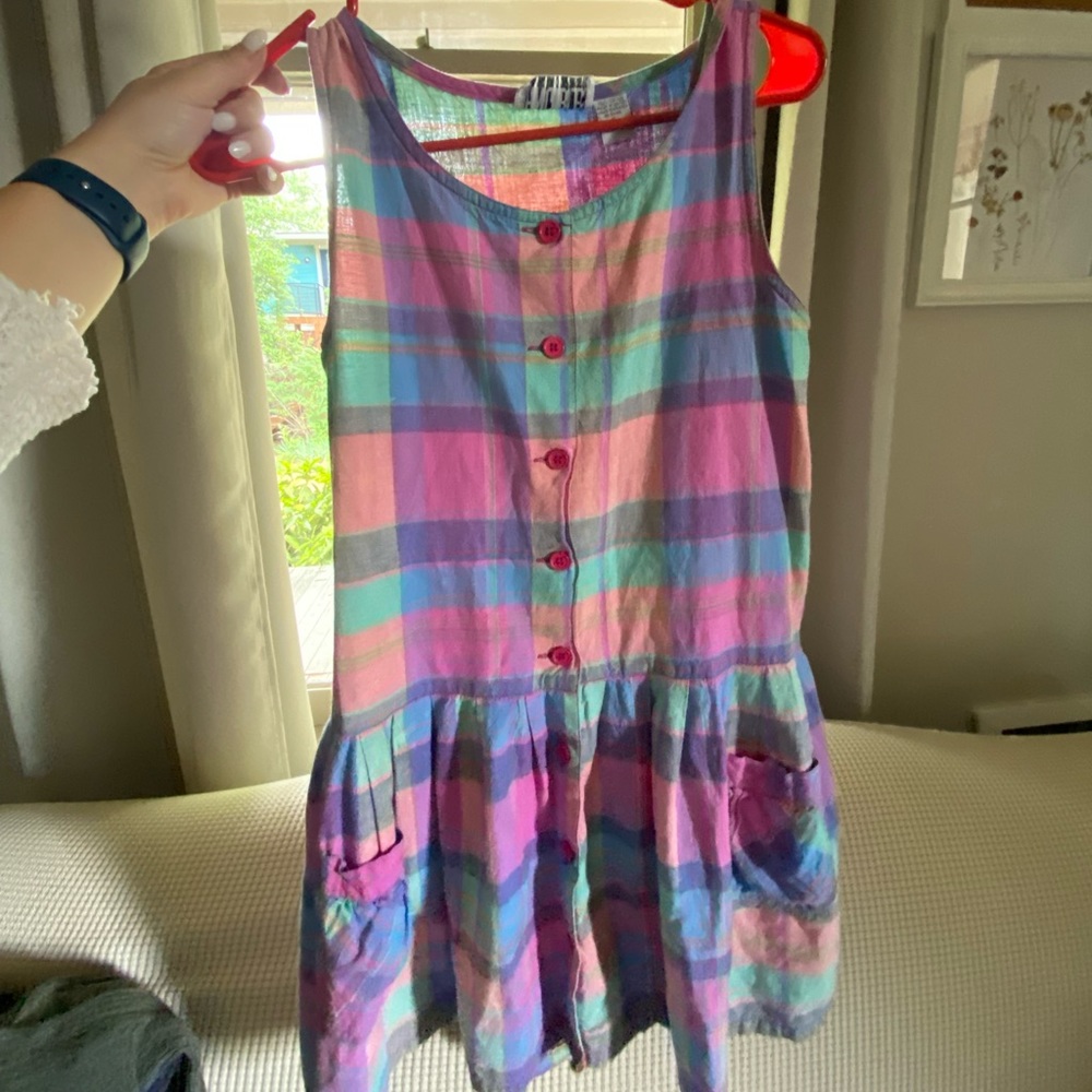 Summer plaid sundress